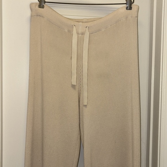 Saeohnssty and Winter Women's Pure Wool High Waist Wide Leg Pants Casual - Picture 5 of 5